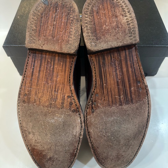 VTG Florsheim Royal Imperial Cordovan Men's Dress Shoes in burgundy. Size 8 D - Picture 6 of 13
